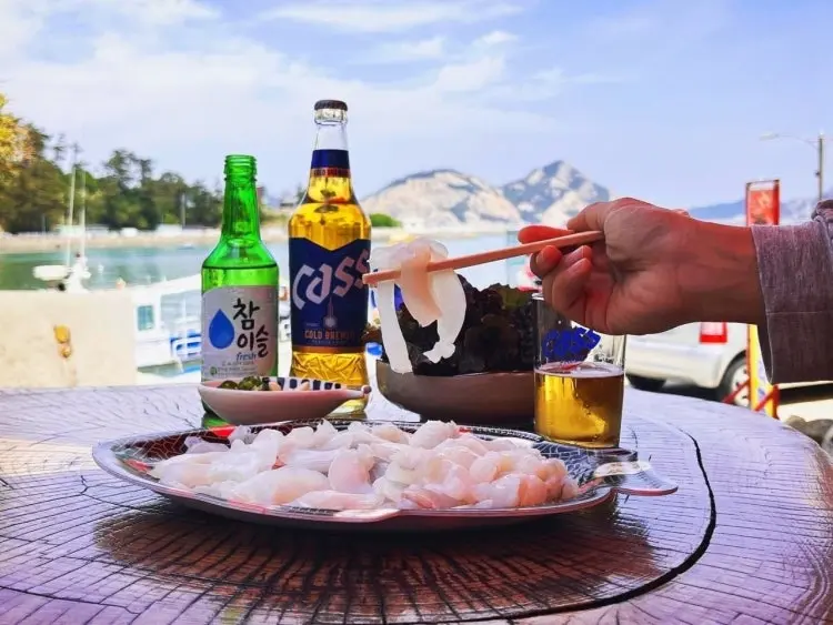 관리도 길식당 음식